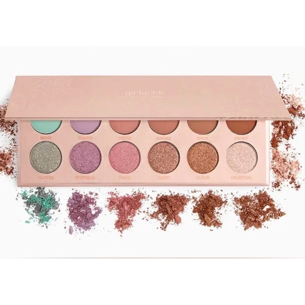 girlactik The Essential Palette‎ Eyeshadow Makeup Rose Gold 12 Shades BNIB